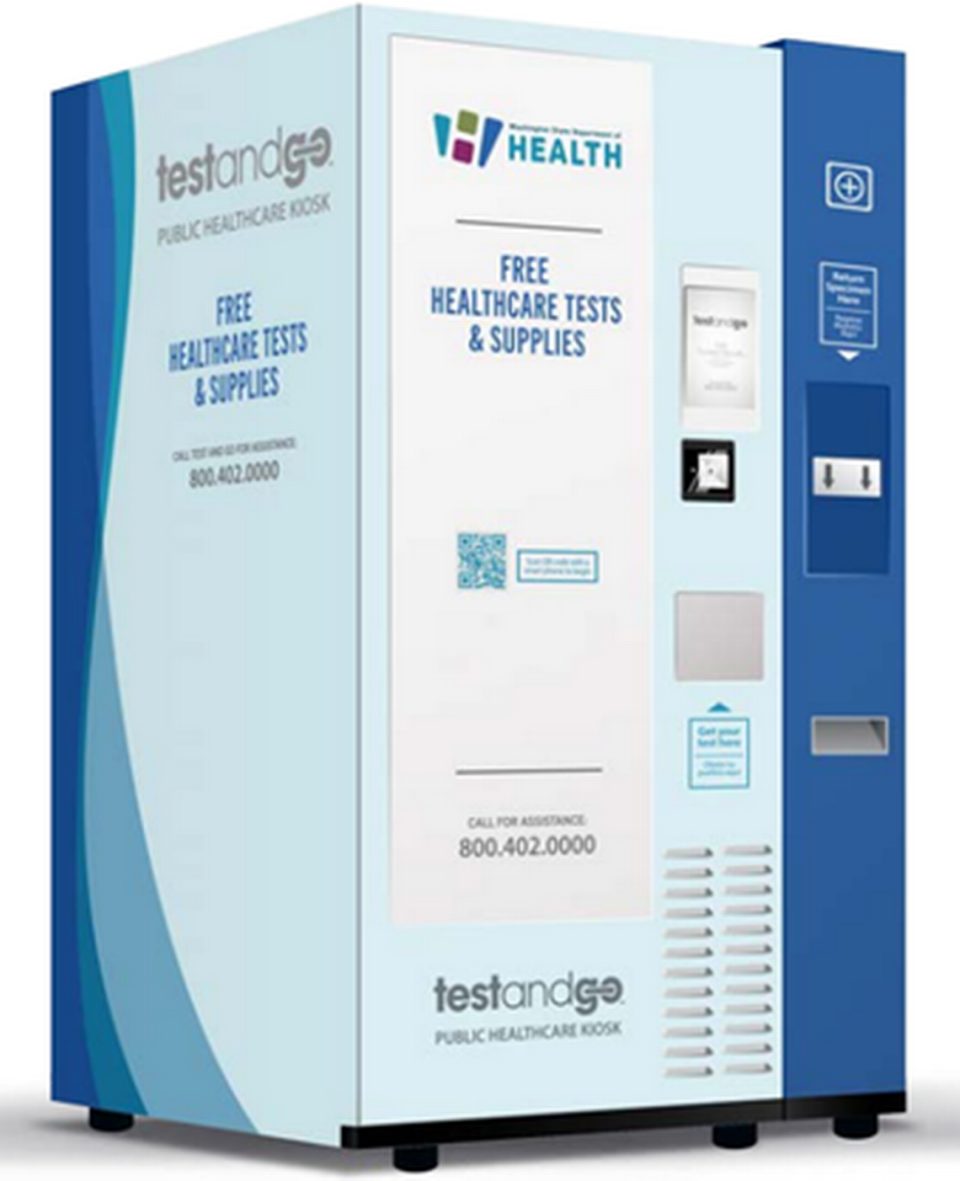 The Washington State Department of Health is partnering with local health jurisdictions and Tribal Nations to offer free COVID-19 and flu tests at kiosks throughout the state.