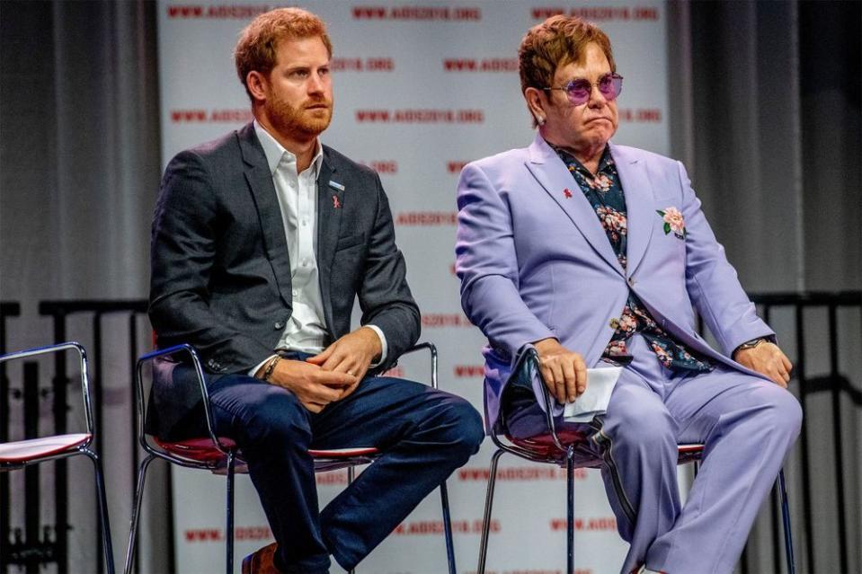 Prince Harry and Elton John