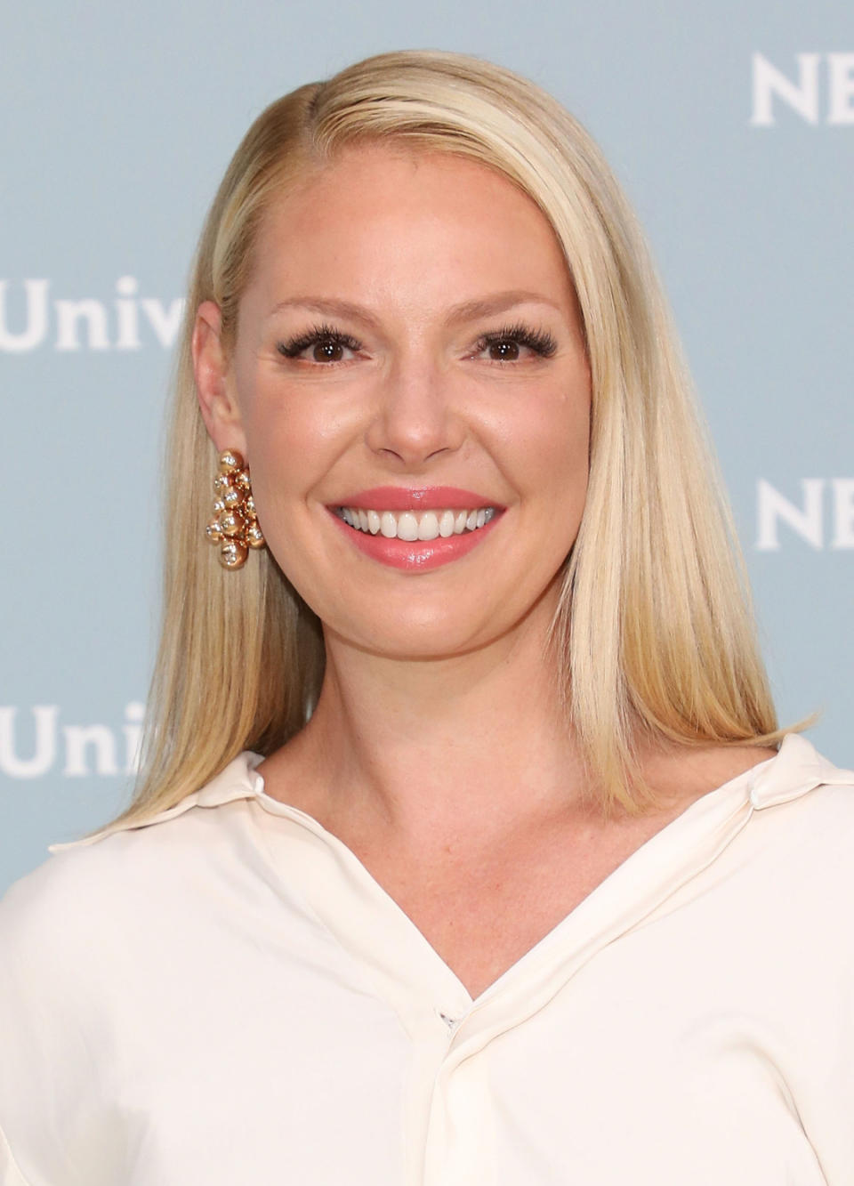 Katherine Heigl attends the 2018 NBCUniversal Upfront Presentation at Rockefeller Center on May 14, 2018 in New York City