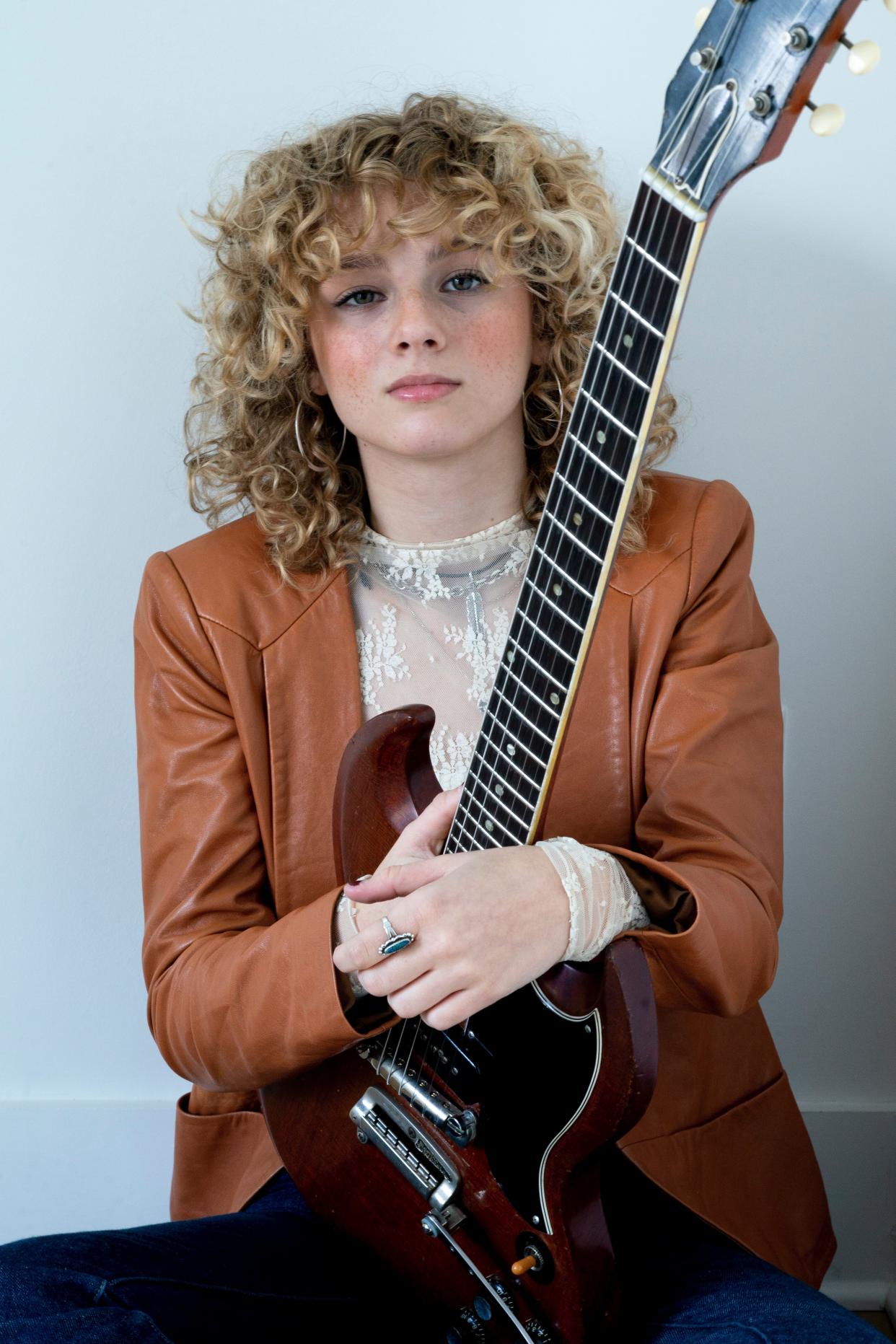 Guitarist Grace Bowers, 17, Nashville, Tenn., Monday, Dec. 18, 2023.