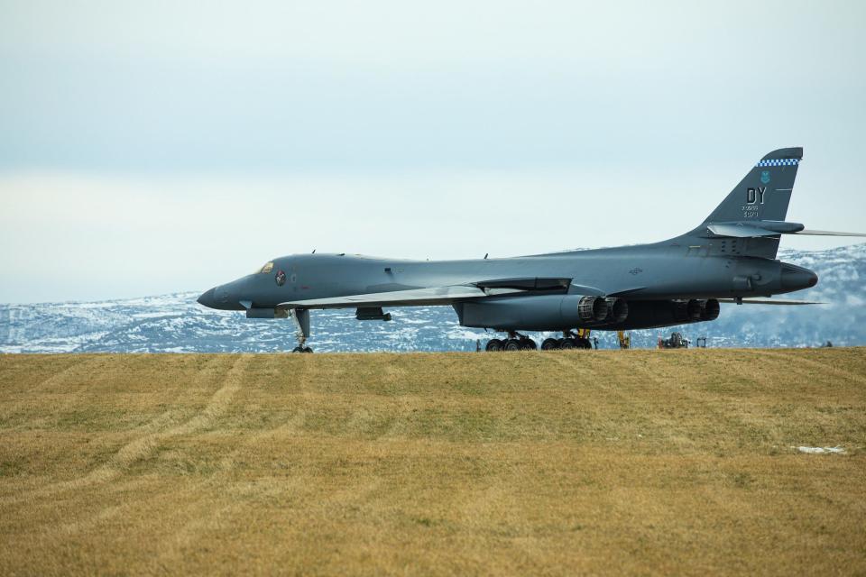 Air Force B-1B bomber Norway