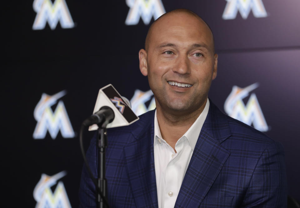 Derek Jeter is trying to motivate his players by telling them to prove people wrong. (AP Photo)