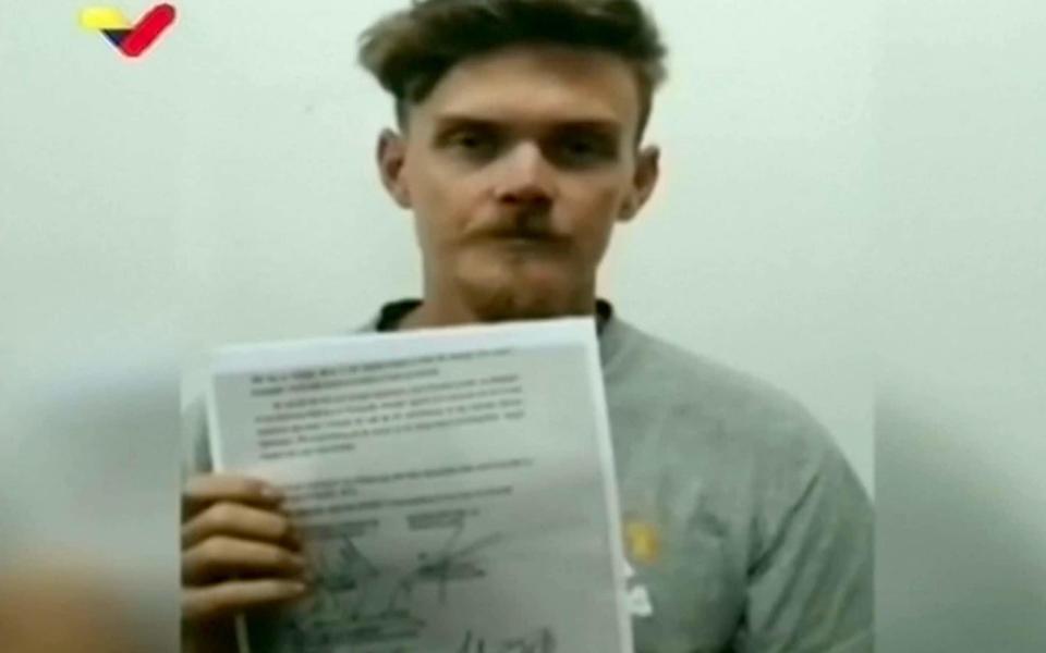 Luke Denman is one of two Americans currently held in Venezuela after a botched attempt to kidnap President Maduro -  Universal News And Sport (Scotland)/UNPIXS (Europe)