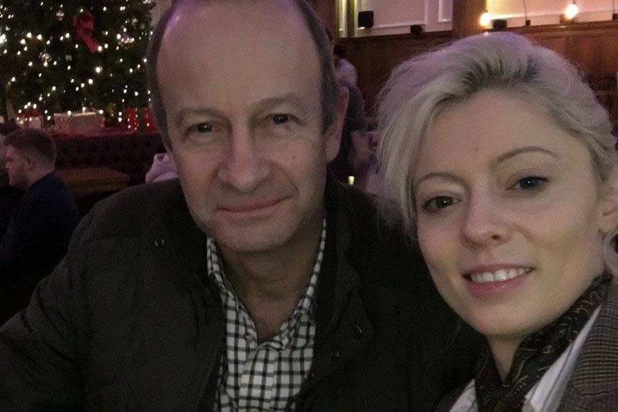 Growing revolt: Henry Bolton and girlfriend Jo Marney, who sent “racist” messages: Twitter