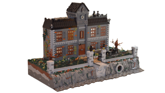 Batman's Arkham Asylum Recreated With 18,000 Lego Pieces - GameSpot