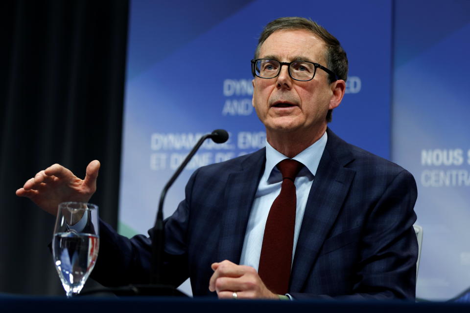 Bank of Canada Governor Tiff Macklem takes part in a news conference in Ottawa, Ontario, Canada December 15, 2020. REUTERS/Blair Gable