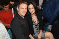 Stephen Moyer and Anna Pacquin left the little ones at home for a ringside date night.