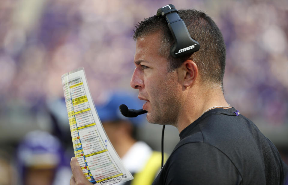 The Jaguars hired former Minnesota Vikings offensive coordinator John DeFilippo to run their offense. (AP)