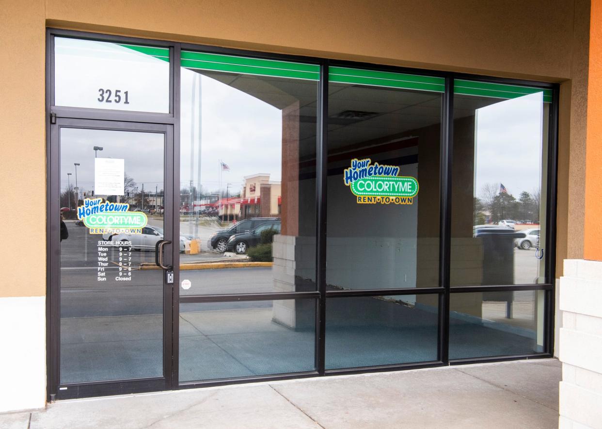 The future location of VetCheck Pet Urgent Care Center in Whitehall Plaza, 3251 W. 3rd St., on Wednesday, Jan. 18, 2023.