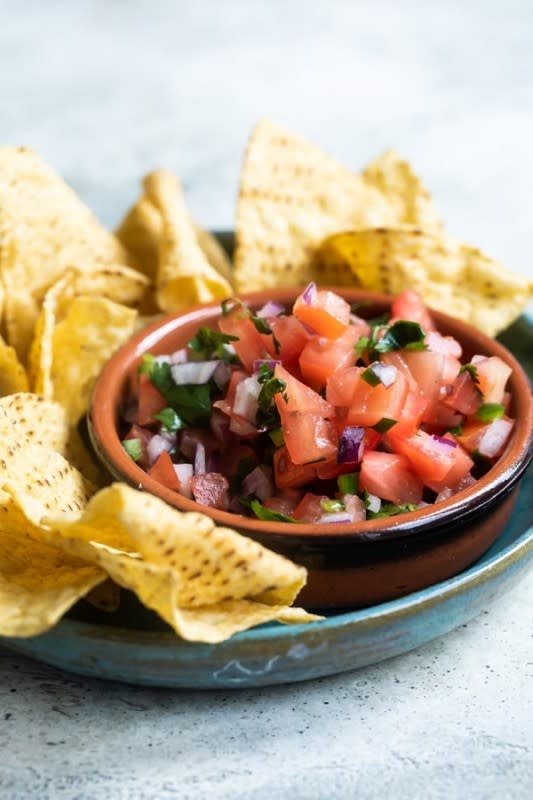 <p>Culinary Hill</p><p>It only takes 7 ingredients to make this flavorful salsa.</p><p><strong>Get the recipe: </strong><a href="https://www.culinaryhill.com/?post_type=post&p=21613" rel="nofollow noopener" target="_blank" data-ylk="slk:Chipotle Tomato Salsa Recipe (Copycat);elm:context_link;itc:0;sec:content-canvas" class="link rapid-noclick-resp">Chipotle Tomato Salsa Recipe (Copycat)</a></p>