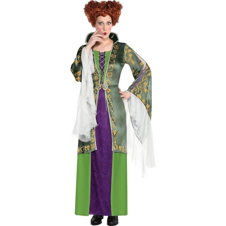 <p><a href="https://www.partycity.com/adult-winifred-sanderson-costume---disney-hocus-pocus-P889746.html?dwvar_P889746_size=S%2FM&cgid=womens-costumes" rel="nofollow noopener" target="_blank" data-ylk="slk:Shop Now;elm:context_link;itc:0;sec:content-canvas" class="link ">Shop Now</a></p><p>Winifred & The Sanderson Sisters From 'Hocus Pocus'</p><p>partycity.com</p><p>$50.00</p><span class="copyright">Buena Vista Pictures</span>