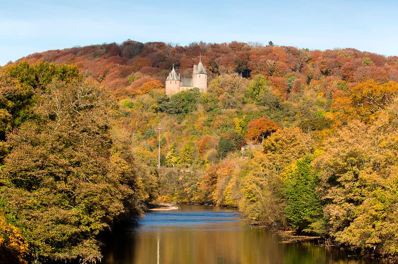 Castell Coch surrounded by autumn colours -Credit:Chris Fairweather/Huw Evans Agency