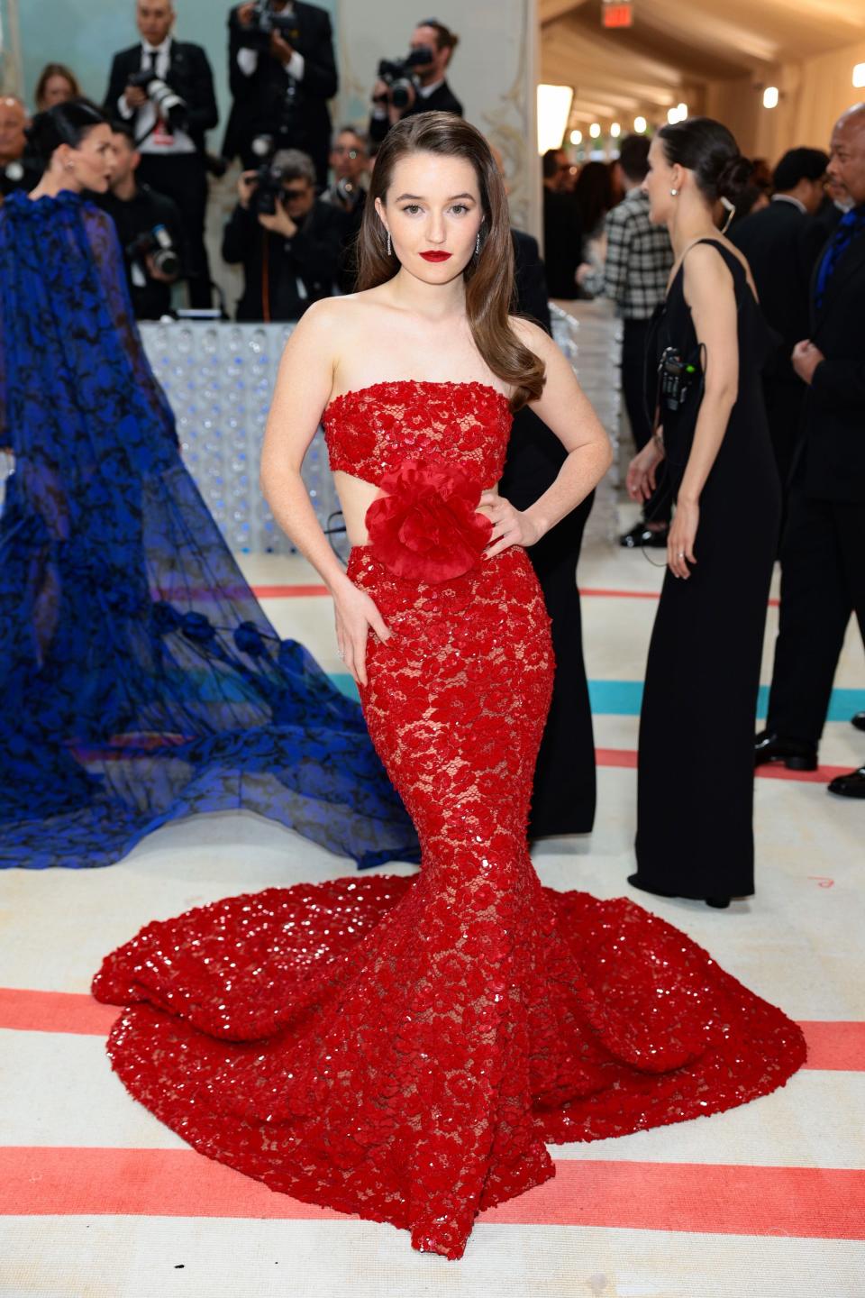 Kaitlyn Dever attends the 2023 Met Gala.