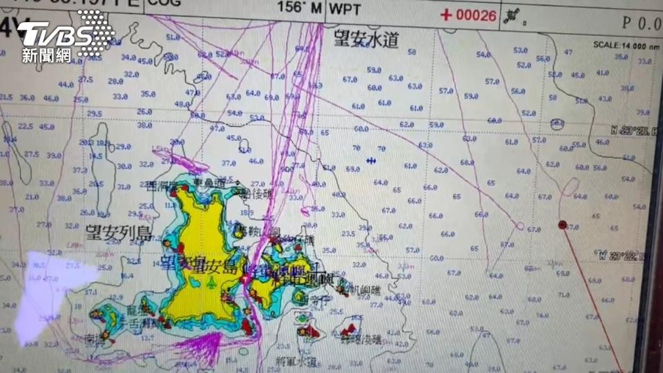海巡出動搜救中。（圖／TVBS）