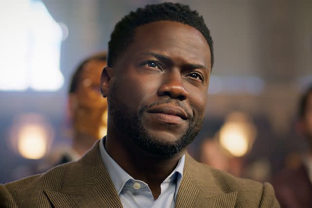 <p>Netflix</p> Kevin Hart in <i>Lift</i>, 2024