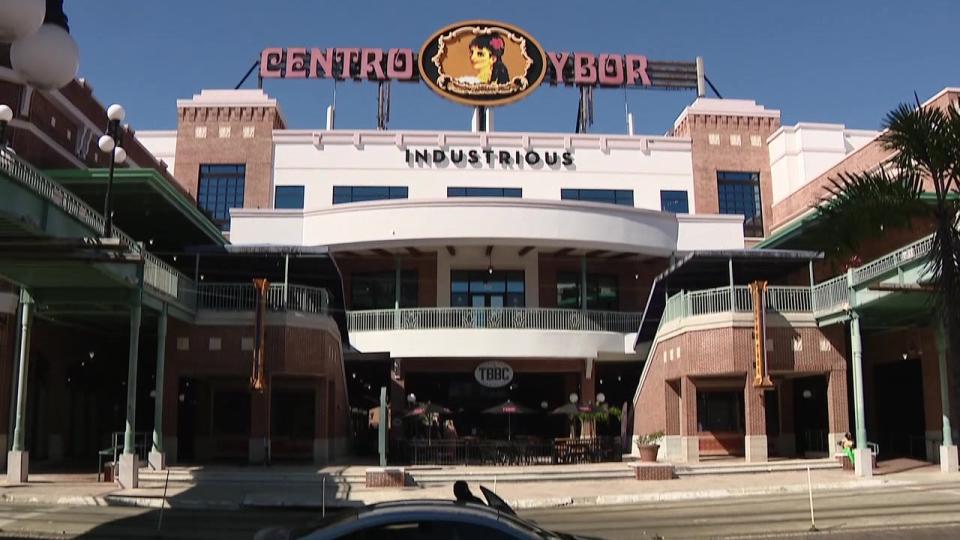 <div>Exterior of Centro Ybor.</div>