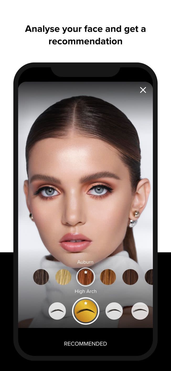 L'application sourcils d'Anastasia Beverly Hills Brow App.