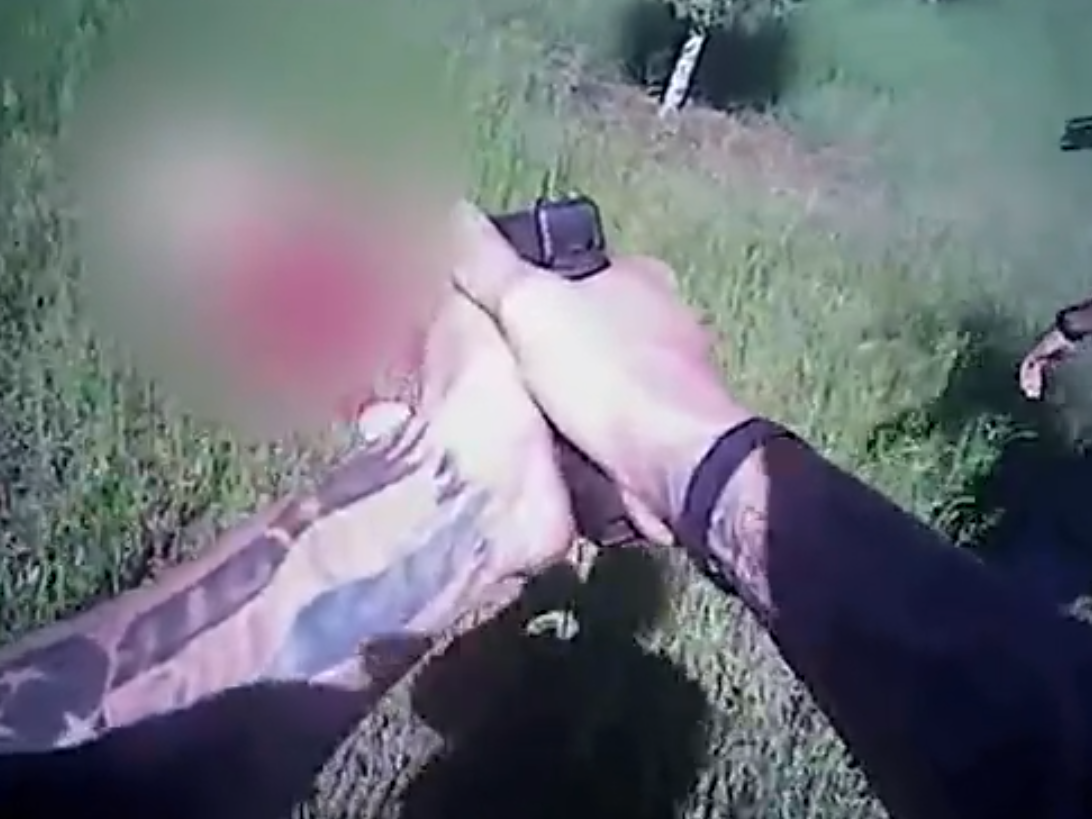 A screenshot of body camera footage from one of the shootings: Screenshot Body Camera Footage