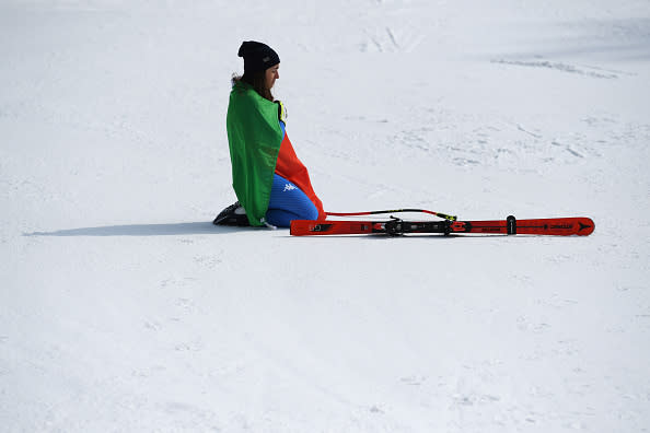 Olympiasiegerin wurde Sofia Goggia.