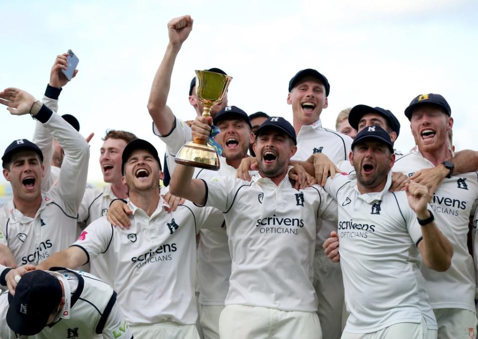 Warwickshire clinched the County Championship title (Bradley Collyer/PA) (PA Wire)