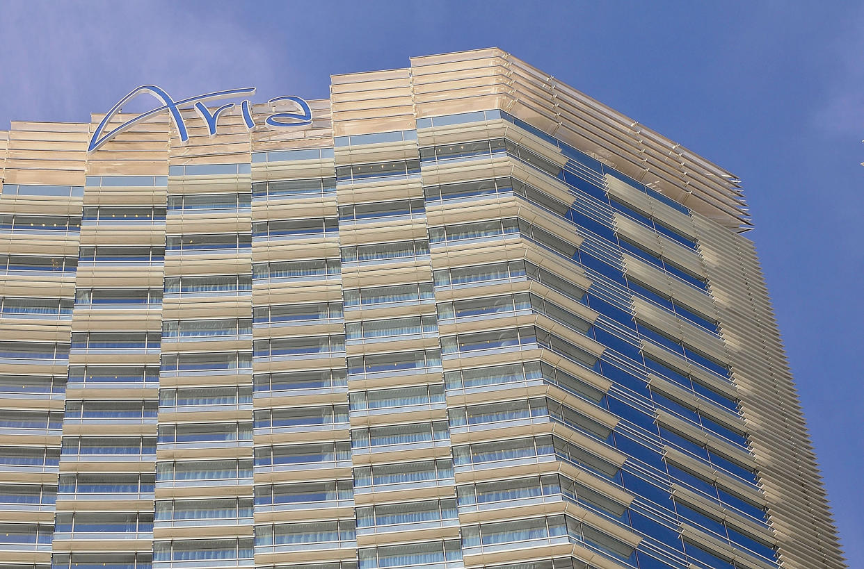 The center piece of MGM Mirage's $8.5 billion CityCenter project, the Aria Resort &amp; Casino, is seen in Las Vegas December 15, 2009. (Photo: David Becker / Reuters)