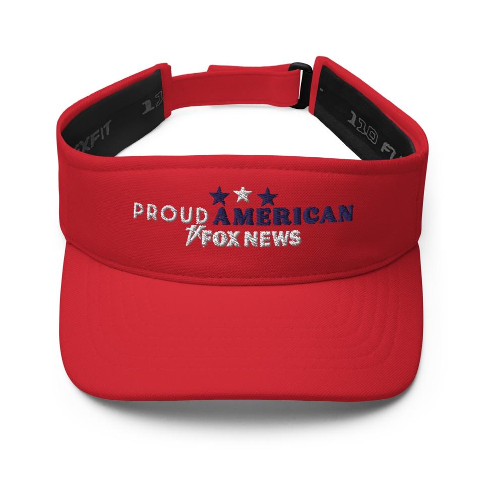 Show off your American pride and stay cool with this visor.