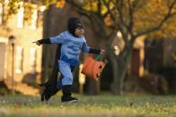 <p>Look in your local newspaper to see if there will be an outdoor Halloween parade or some other socially distanced celebration. You might be surprised how many parades, <a href="https://www.goodhousekeeping.com/holidays/halloween-ideas/g28747729/trunk-or-treat-ideas/" rel="nofollow noopener" target="_blank" data-ylk="slk:trunk or treats;elm:context_link;itc:0;sec:content-canvas" class="link ">trunk or treats</a>, and drive-through events you find.</p>