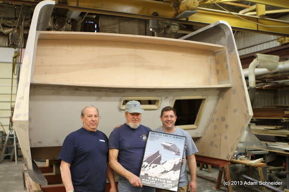 The "Star Trek" Galileo shuttlecraft restoration continues in March 2013.