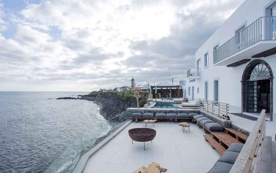 white hotel azores