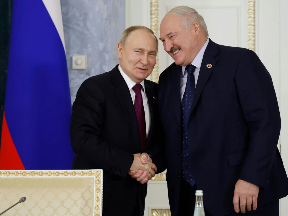 Lukaschenko und Putin sind enge Verbündete (DMITRY ASTAKHOV)