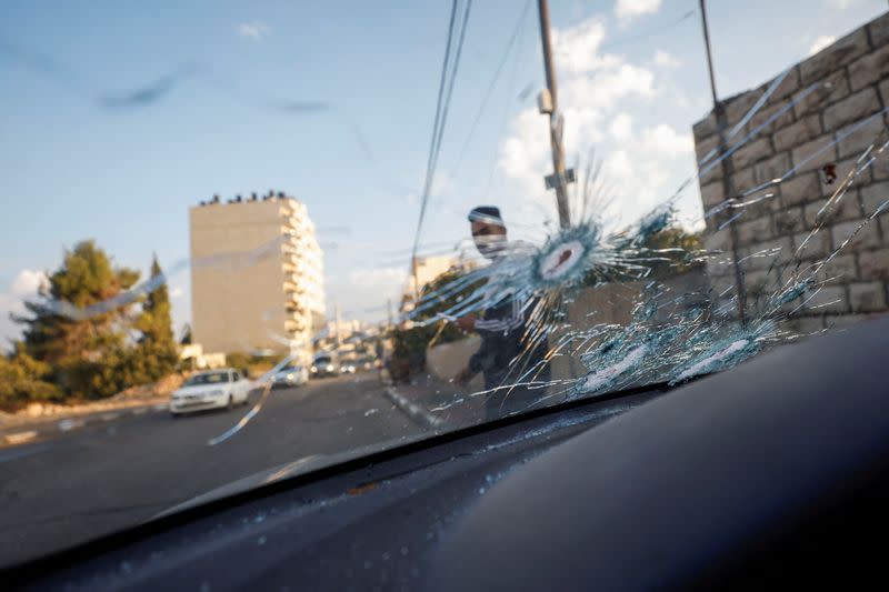 Scene of an incident near Ramallah