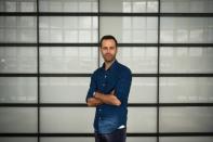 French dancer and choreographer, Benjamin Millepied, posing in Paris