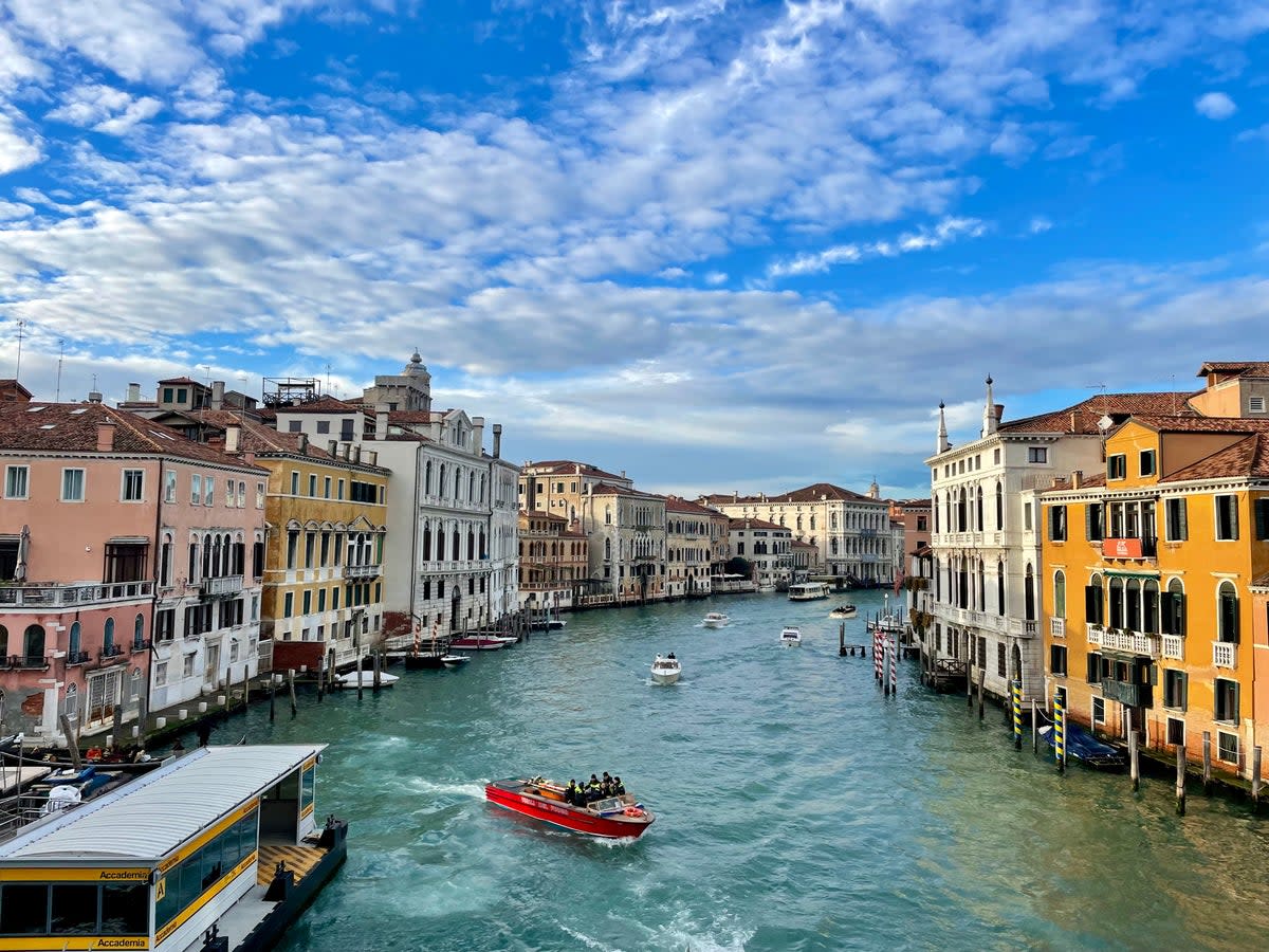 Venice looks beautiful in any weather – but particularly on a crisp, cold December day (Annabel Grossman)