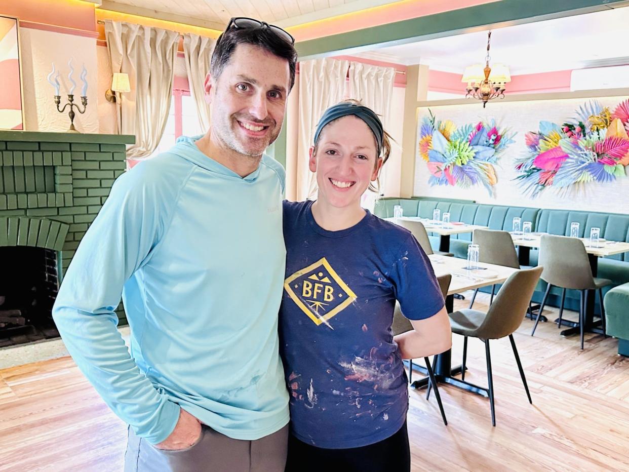 Ryan Lopez and Jeannie Weaver Lopez have put a fresh, peachy coat of paint on the historic Lake Morton home at 733 E. Palmetto St., serving as the naming inspiration of the new restaurant, Peach House. It will open to the public mid-June.