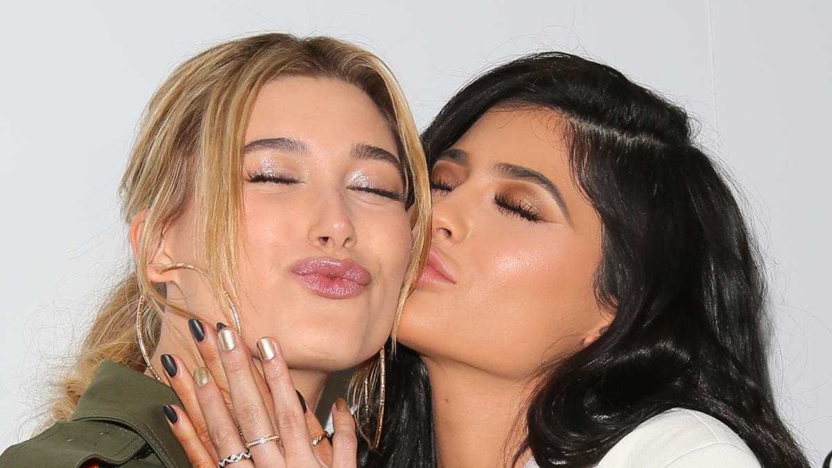 Kylie Jenner and Hailey Bieber Go on Wacky Adventure in Full Green