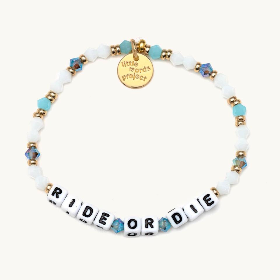 <p>littlewordsproject.com</p><p><strong>$25.00</strong></p><p>You're never too old for a friendship bracelet! This beautifully beaded piece will be a daily reminder of your special bond. </p>