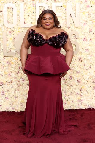 <p>Getty Images</p> Da'Vine Joy Randolph at the 2024 Golden Globes