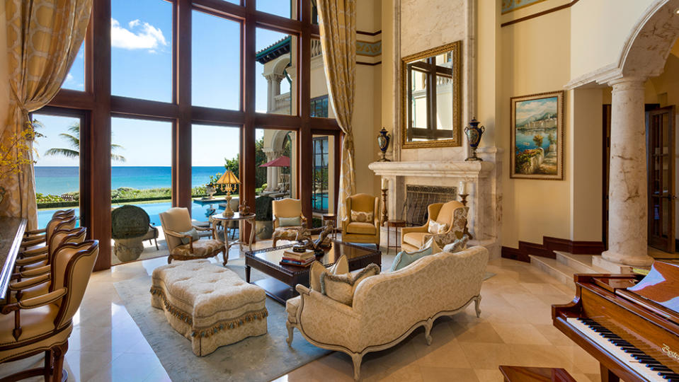 The living room - Credit: Edward Butera | ibi designs inc. | Boca Raton Florida
