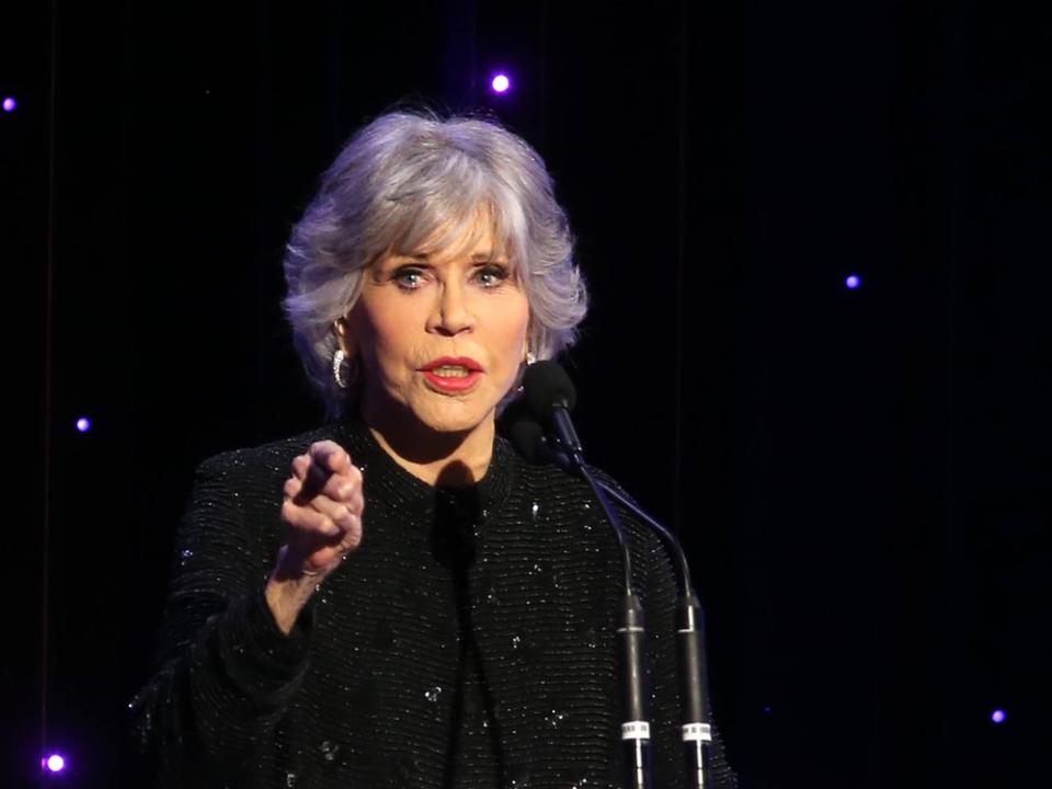 Jane Fonda bei einem Auftritt im Oktober 2022. (Bild: imago/Cover-Images)