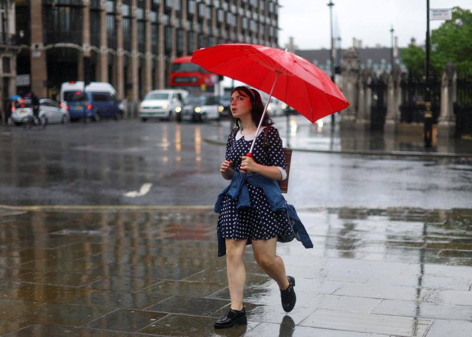 Showers and possibly thunderstorms are forecast for Saturday and Sunday (REUTERS)