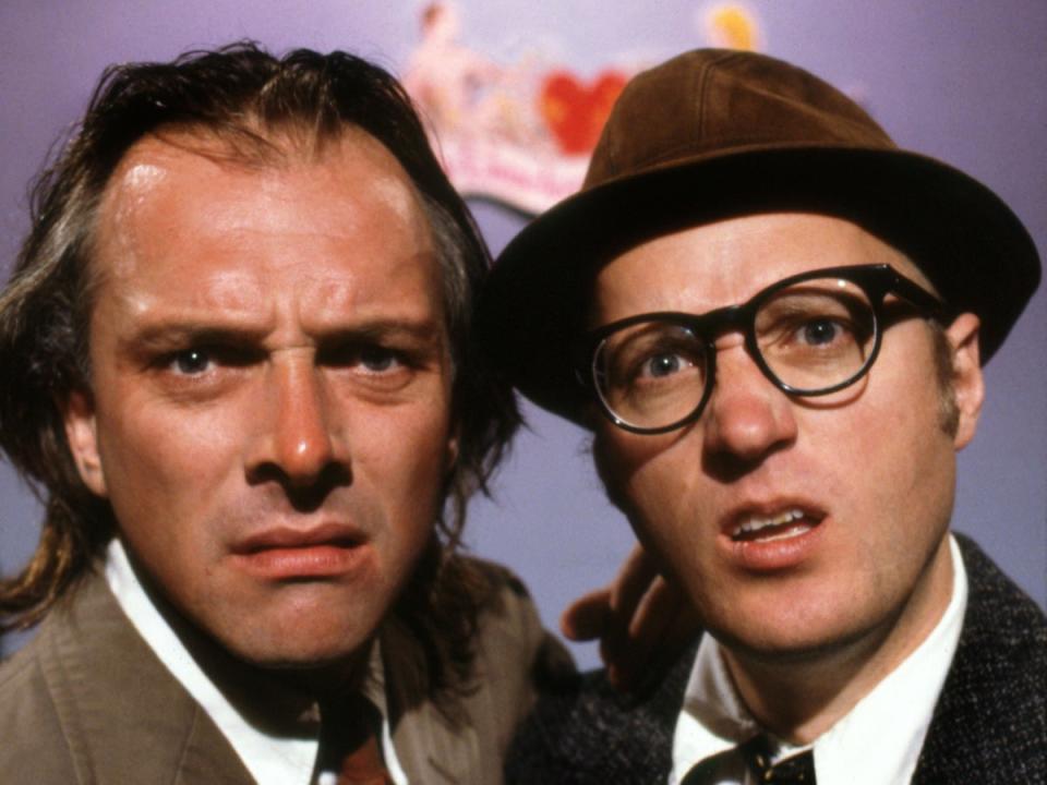 Rik Mayall and Adrian Edmondson in 1991 (Moviestore/Shutterstock)