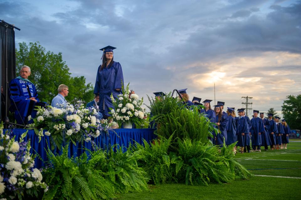 Scenes from Anderson County High's graduation held at their football stadium in Clinton, Tenn. on Friday, May 13, 2022.