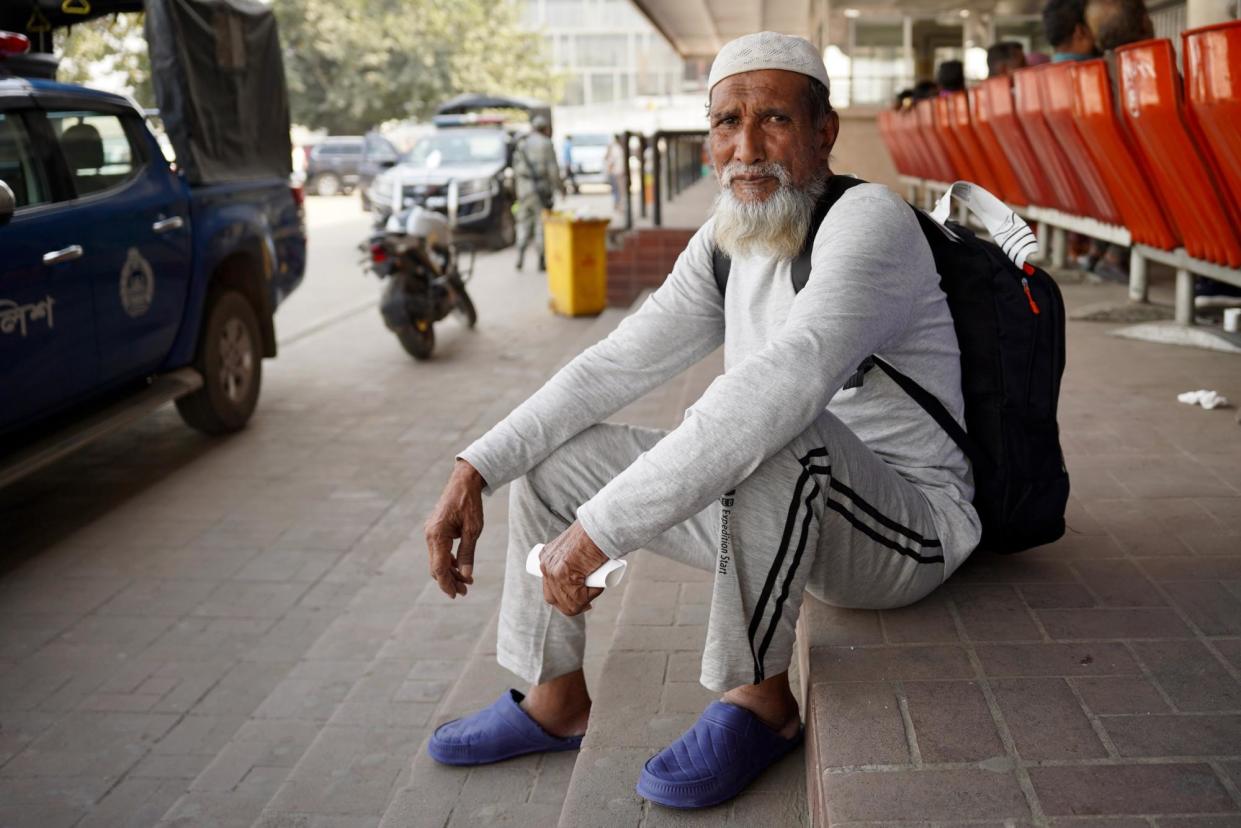 <span>Sabir Ahmed, 65, spent 26 years working in Saudi Arabia before being deported. He returned to Dhaka with nothing to show for his time there.</span><span>Photograph: All photographs by Pete Pattisson</span>