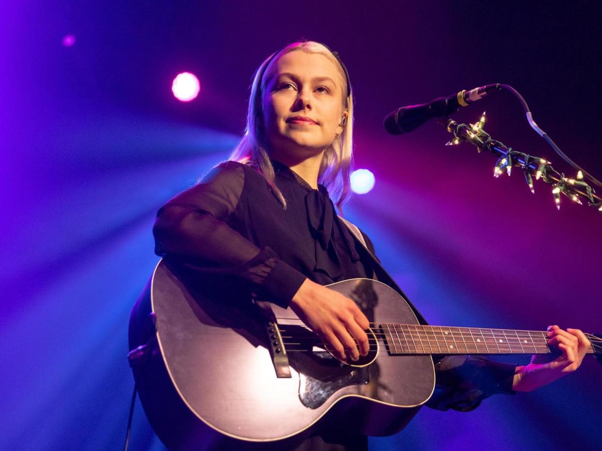 <p>Phoebe Bridgers finds she can still connect with fans from home</p> (Rex Features)