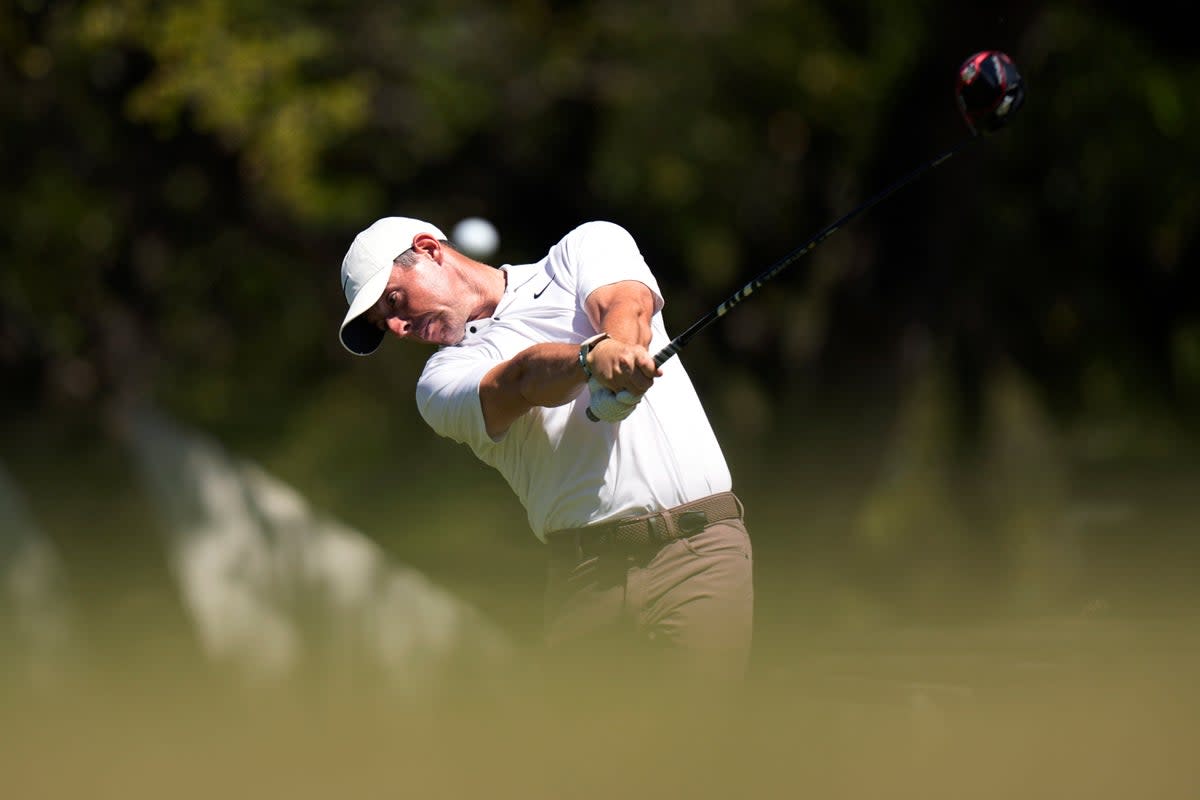 Rory McIlroy eased into the last 16 of the WGC-Dell Technologies Match Play in Austin (Eric Gay/AP) (AP)