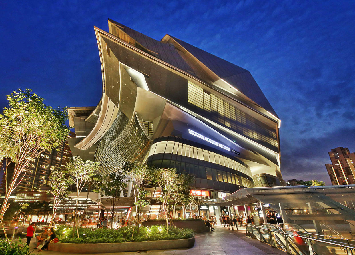 Located next to the Buona Vista MRT Interchange, The Star Vista is part of a 15-storey integrated development which includes the 5,000-seat The Star Performing Arts Centre. (PHOTO: CapitaLand)