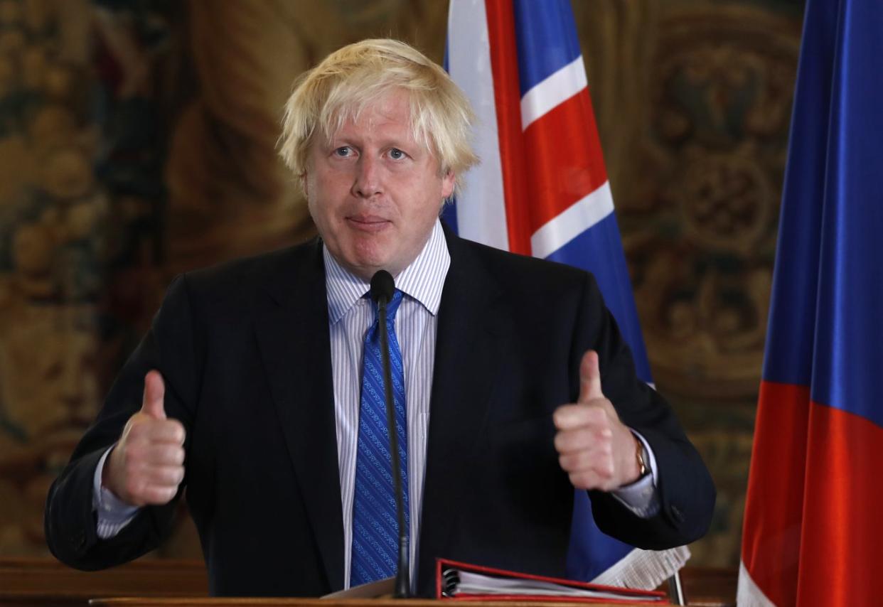 Foreign Secretary Boris Johnson (Petr David Josek/AP)