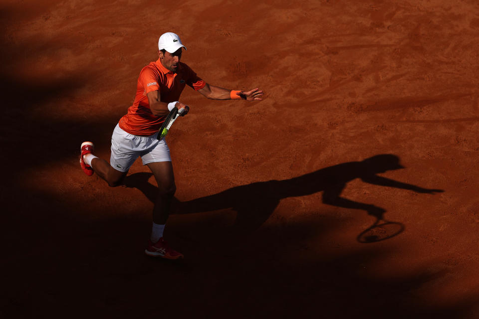 Djokovic durante la final del Masters 1000 de Roma. (Foto:Julian Finney / Getty Images).