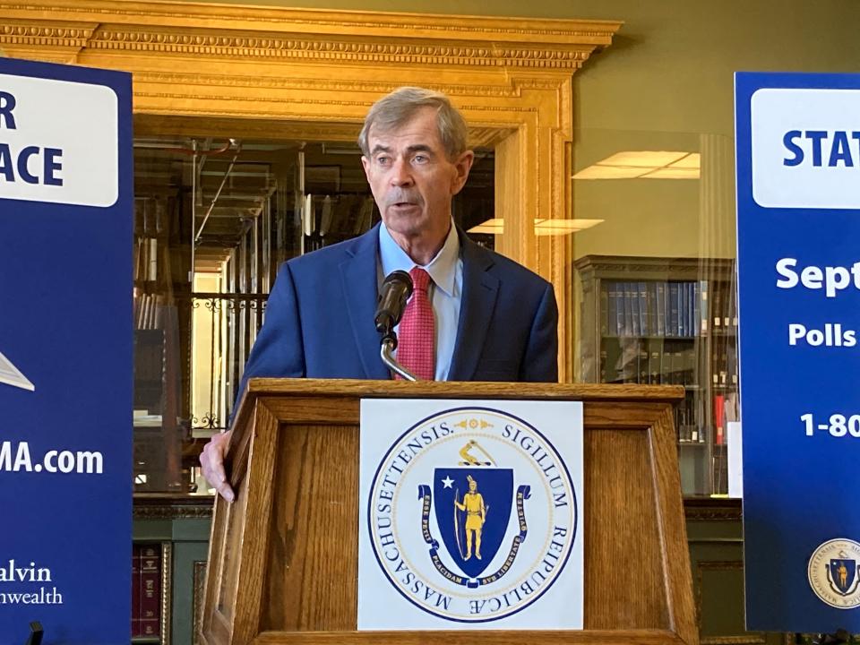 Massachusetts Secretary of State William Galvin discusses the success of mail-in ballots, expects higher in-person turnout Nov. 8 in urban areas.