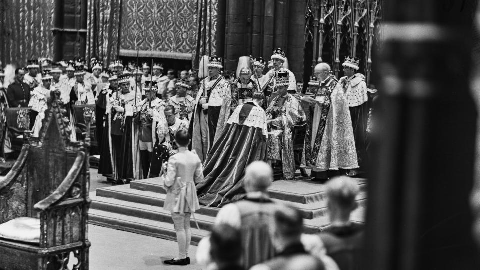 King George VI took over his brother's coronation